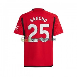 Manchester United Trøje Sancho 25 Mænd Hjemmebane Fodboldsæt 2023-2024 Kortærmet