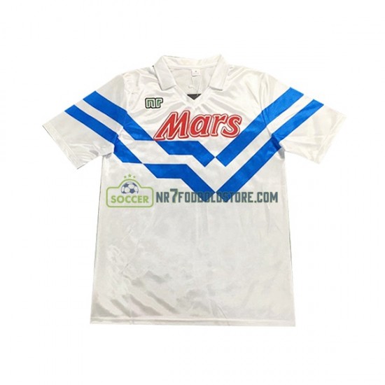 Napoli Trøje 1989 1990 Retro Mænd Udebane Fodboldsæt Kortærmet