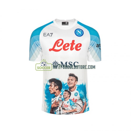 Napoli Trøje Face Game Lozano 11 Mænd Hjemmebane Fodboldsæt 2022-2023 Kortærmet