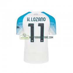 Napoli Trøje Face Game Lozano 11 Mænd Hjemmebane Fodboldsæt 2022-2023 Kortærmet