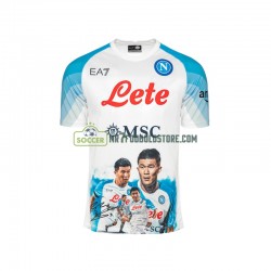 Napoli Trøje Face Game Minjae 3 Mænd Hjemmebane Fodboldsæt 2022-2023 Kortærmet