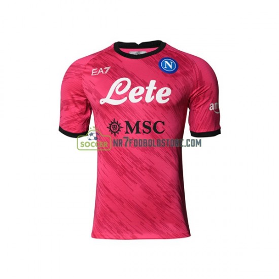 Napoli Trøje Målmand Mænd Hjemmebane Fodboldsæt 2022-2023 Kortærmet