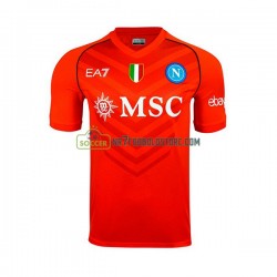 Napoli Trøje Målmand Mænd Hjemmebane Fodboldsæt 2023-2024 Kortærmet
