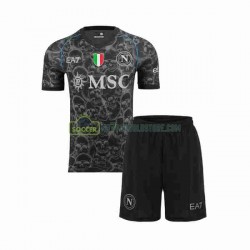Napoli Trøje Halloween Børn Hjemmebane Fodboldsæt 2023-2024 Kortærmet