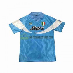 Napoli Trøje Special 1990 1991 Retro Mænd Hjemmebane Fodboldsæt Kortærmet