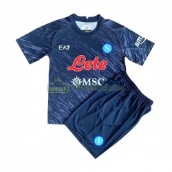 Napoli Trøje Børn 3. Valg Fodboldsæt 2022-2023 Kortærmet