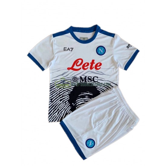 SSC Napoli Trøje Special 3 Børn Hjemmebane Fodboldsæt 2021-2022 Kortærmet 