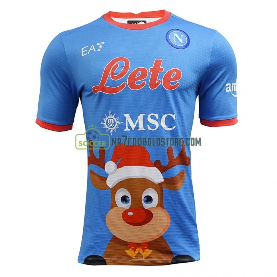 Napoli Trøje Xmas Mænd Hjemmebane Fodboldsæt 2022-2023 Kortærmet