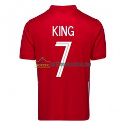 Norge Trøje Joshua King 7 Hjemmebane Fodboldsæt 2020-2021 Kortærmet 