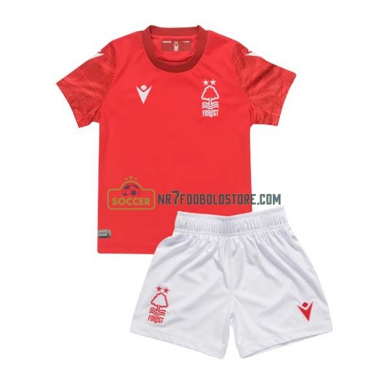 Nottingham Forest Trøje Børn Hjemmebane Fodboldsæt 2022-2023 Kortærmet