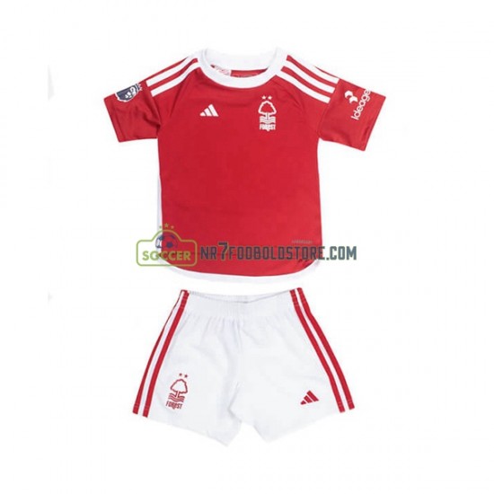 Nottingham Forest Trøje Børn Hjemmebane Fodboldsæt 2023-2024 Kortærmet