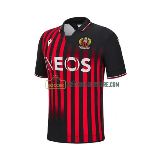 OGC Nice Trøje Mænd Hjemmebane Fodboldsæt 2022-2023 Kortærmet