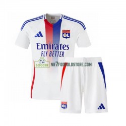 Olympique Lyon Trøje Børn Hjemmebane Fodboldsæt 2024-2025 Kortærmet