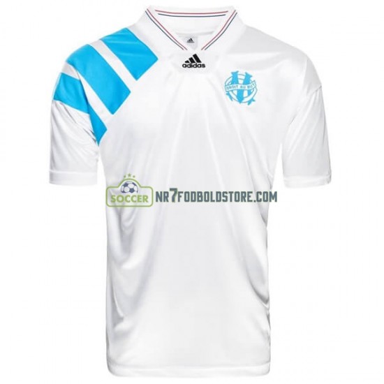 Olympique de Marseille Trøje Hjemmebane Fodboldsæt 1993 Kortærmet 