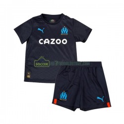 Olympique de Marseille Trøje Børn Udebane Fodboldsæt 2022-2023 Kortærmet
