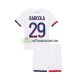Paris Saint-Germain Trøje Bradley Barcola 29 Børn Udebane Fodboldsæt 2024-2025 Kortærmet