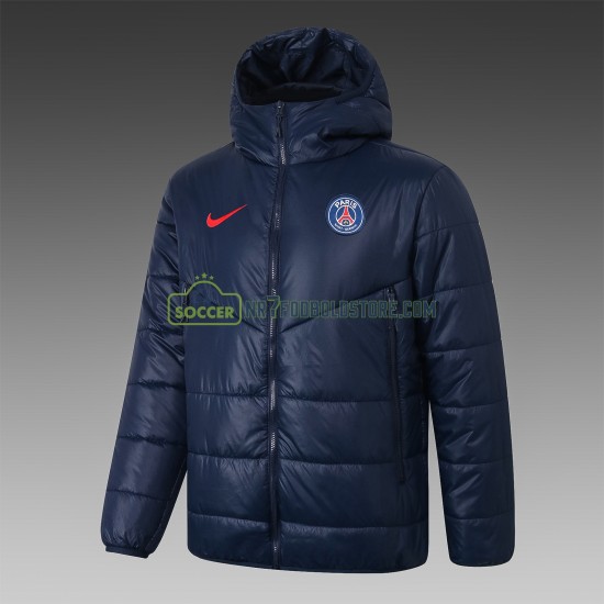 Mænd Paris Saint-Germain Dunfrakker Mørkeblå
