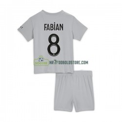 Paris Saint-Germain Trøje Fabian 8 Børn Udebane Fodboldsæt 2022-2023 Kortærmet