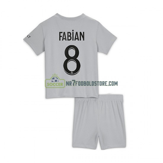 Paris Saint-Germain Trøje Fabian 8 Børn Udebane Fodboldsæt 2022-2023 Kortærmet