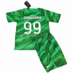 Paris Saint-Germain Trøje Donnarumma 99 Målmand Børn Hjemmebane Fodboldsæt 2023-2024 Kortærmet