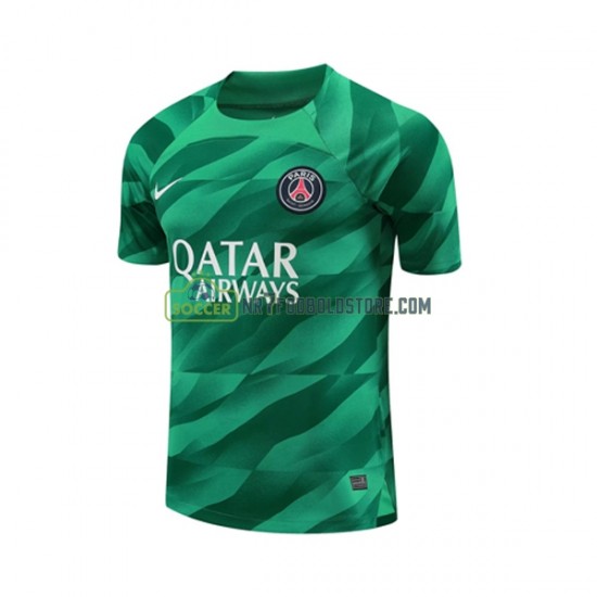 Paris Saint-Germain Trøje Målmand Mænd Hjemmebane Fodboldsæt 2023-2024 Kortærmet