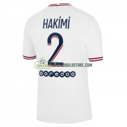 Paris Saint-Germain Trøje Hakimi 2 4 Valg Fodboldsæt 2021-2022 Kortærmet