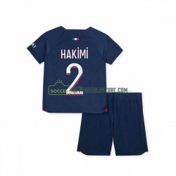 Paris Saint-Germain Trøje Hakimi 2 Børn Hjemmebane Fodboldsæt 2023-2024 Kortærmet