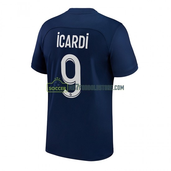 Paris Saint-Germain Trøje Icardi 9 Mænd Hjemmebane Fodboldsæt 2022-2023 Kortærmet