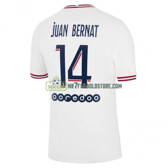 Paris Saint-Germain Trøje Juan Bernat 14 4 Valg Fodboldsæt 2021-2022 Kortærmet