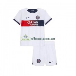 Paris Saint-Germain Trøje Børn Udebane Fodboldsæt 2023-2024 Kortærmet