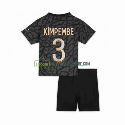 Paris Saint-Germain Trøje Kimpembe 3 Børn 3. Valg Fodboldsæt 2023-2024 Kortærmet
