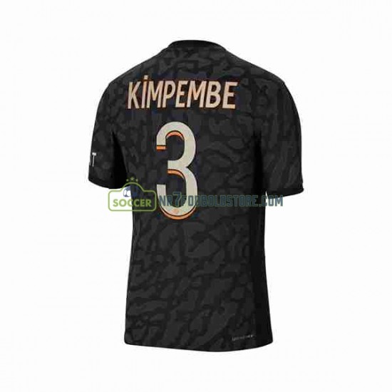 Paris Saint-Germain Trøje Kimpembe 3 Mænd 3. Valg Fodboldsæt 2023-2024 Kortærmet