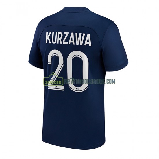Paris Saint-Germain Trøje Kurzawa 20 Mænd Hjemmebane Fodboldsæt 2022-2023 Kortærmet