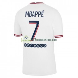 Paris Saint-Germain Trøje Kylian Mbappe 7 4 Valg Fodboldsæt 2021-2022 Kortærmet