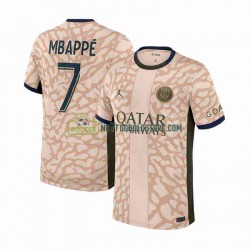 Paris Saint-Germain Trøje Mbappé 7 Mænd 4. Valg Fodboldsæt 2023-2024 Kortærmet