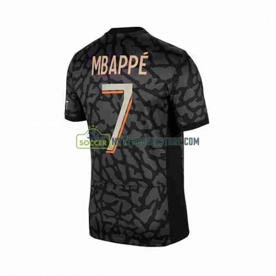 Paris Saint-Germain Trøje Mbappé Kylian 7 Mænd 3. Valg Fodboldsæt 2023-2024 Kortærmet