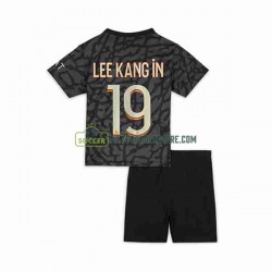 Paris Saint-Germain Trøje Lee Kang In 19 Børn 3. Valg Fodboldsæt 2023-2024 Kortærmet