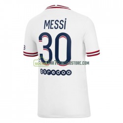 Paris Saint-Germain Trøje Lionel Messi 30 4 Valg Fodboldsæt 2021-2022 Kortærmet