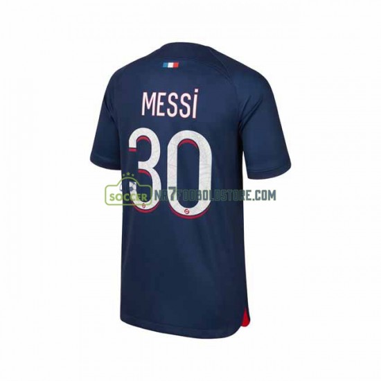 Paris Saint-Germain Trøje Lionel Messi 30 Mænd Hjemmebane Fodboldsæt 2023-2024 Kortærmet
