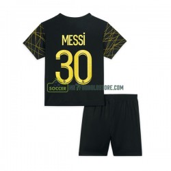 Paris Saint-Germain Trøje Lionel Messi 30 Børn 4. Valg Fodboldsæt 2022-2023 Kortærmet