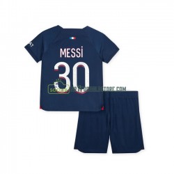 Paris Saint-Germain Trøje Lionel Messi 30 Børn Hjemmebane Fodboldsæt 2023-2024 Kortærmet