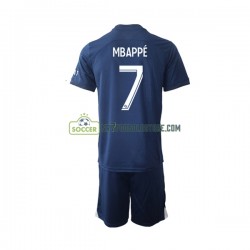 Paris Saint-Germain Trøje Mbappé 7 Børn Hjemmebane Fodboldsæt 2022-2023 Kortærmet