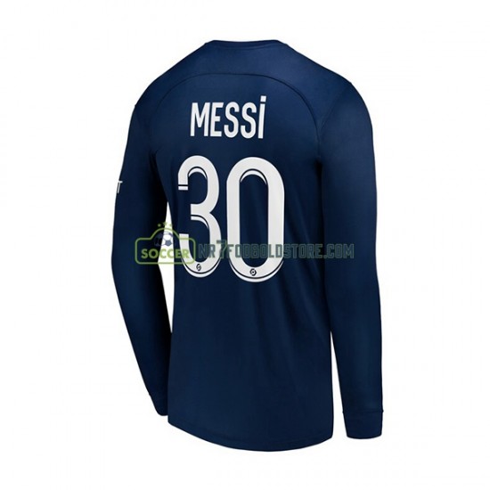 Paris Saint-Germain Trøje Messi 30 Mænd Hjemmebane Fodboldsæt 2022-2023 Langærmet