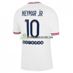 Paris Saint-Germain Trøje Neymar Jr 10 4 Valg Fodboldsæt 2021-2022 Kortærmet