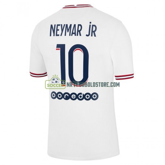 Paris Saint-Germain Trøje Neymar Jr 10 4 Valg Fodboldsæt 2021-2022 Kortærmet