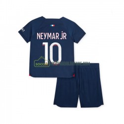 Paris Saint-Germain Trøje Neymar Jr 10 Børn Hjemmebane Fodboldsæt 2023-2024 Kortærmet