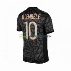 Paris Saint-Germain Trøje O.Dembele 10 Mænd 3. Valg Fodboldsæt 2023-2024 Kortærmet