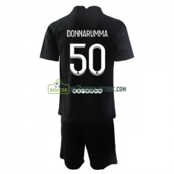 Paris Saint-Germain Trøje Målmand Gianluigi Donnarumma 50 Børn Udebane Fodboldsæt 2021-2022 Kortærmet 