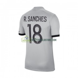 Paris Saint-Germain Trøje R.Sanches 18 Mænd Udebane Fodboldsæt 2022-2023 Kortærmet