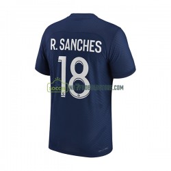 Paris Saint-Germain Trøje R.Sanches 18 Mænd Hjemmebane Fodboldsæt 2022-2023 Kortærmet